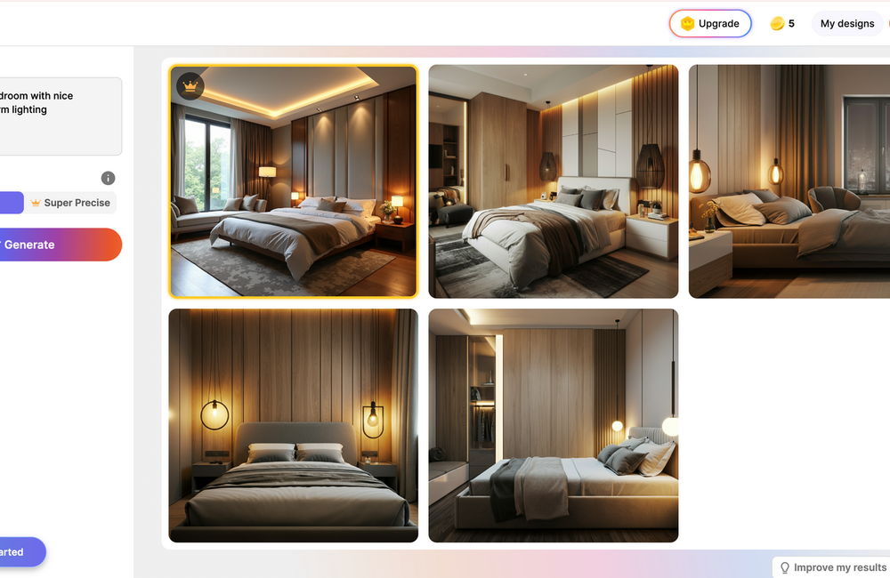 Foyr Inc. · Foyr Ideate AI image generation platform detail