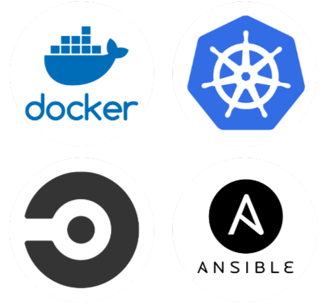 DevOps stack · Kubernetes · Docker