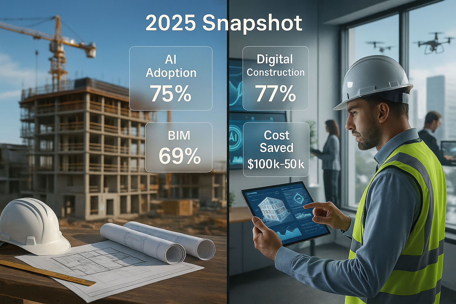 Construction's Tech Revolution: New Data Reveals Where the Industry Stands in 2025